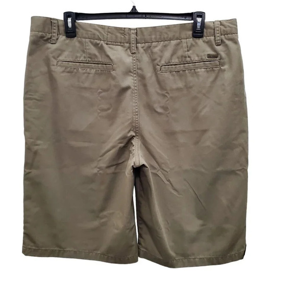 Free World Men's Big & Tall Dark Khaki Relaxed Baggy Fit 12" Casual Shorts Sz 40 - Picture 5 of 5